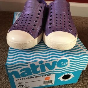 Girls native sneakers